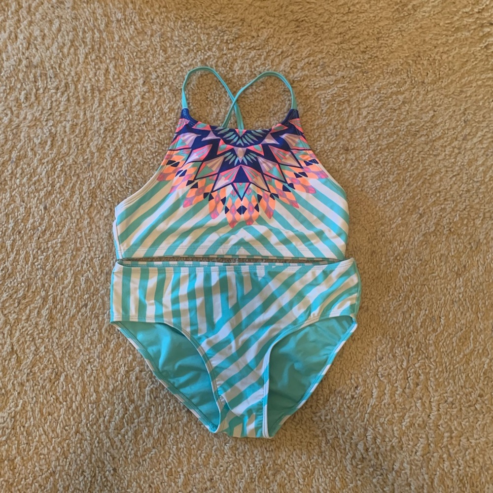 Striped bikini